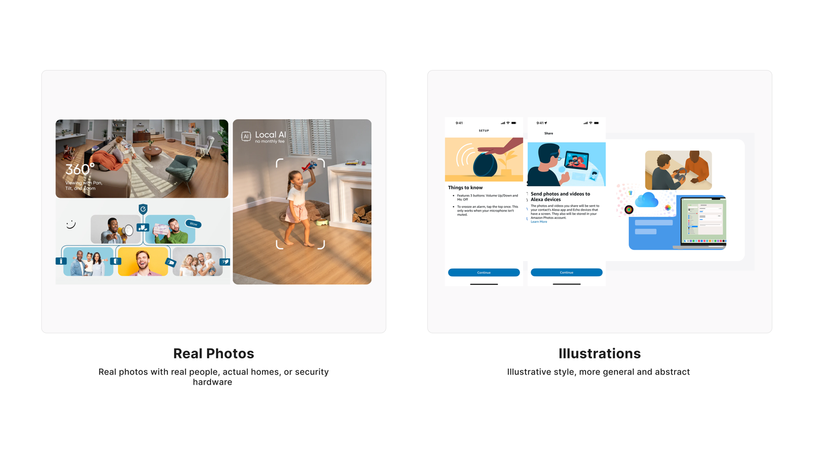 Real Photos vs Illustrations stimulus